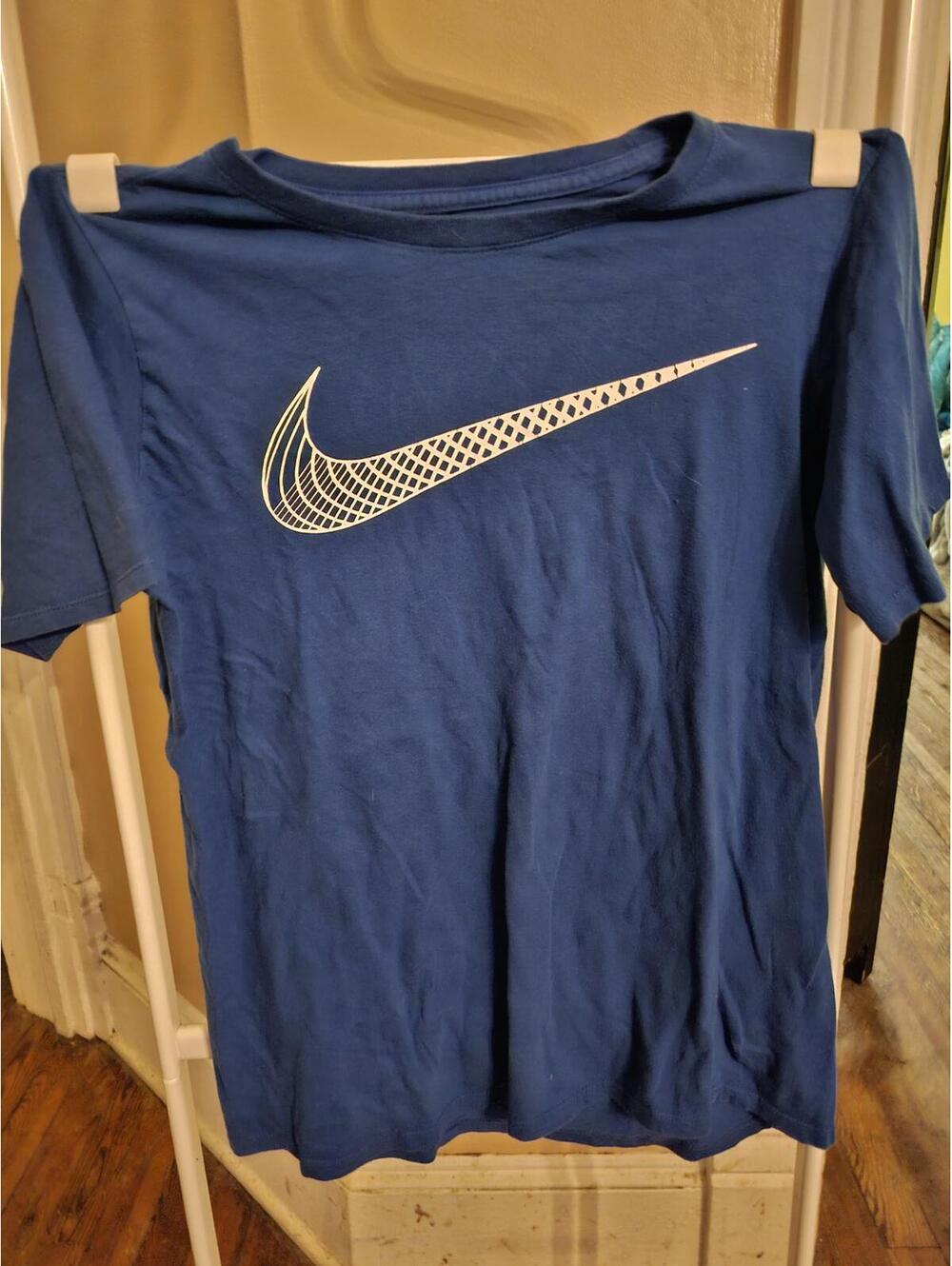 Nike T-Shirt -youth XL , blue - EUC